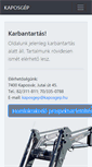 Mobile Screenshot of kaposgep.hu
